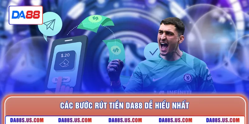 Các bước rút tiền DA88 dễ hiểu nhất