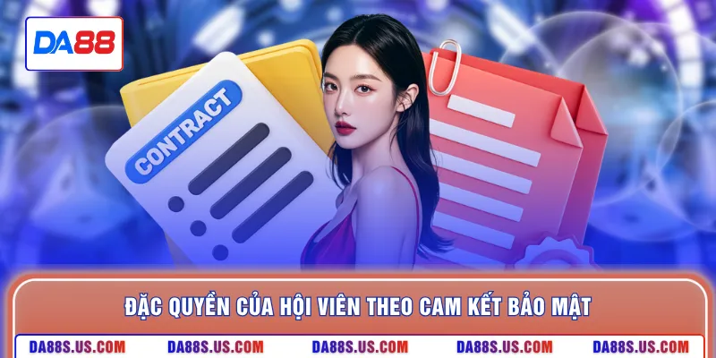 Đặc quyền của hội viên theo cam kết bảo mật